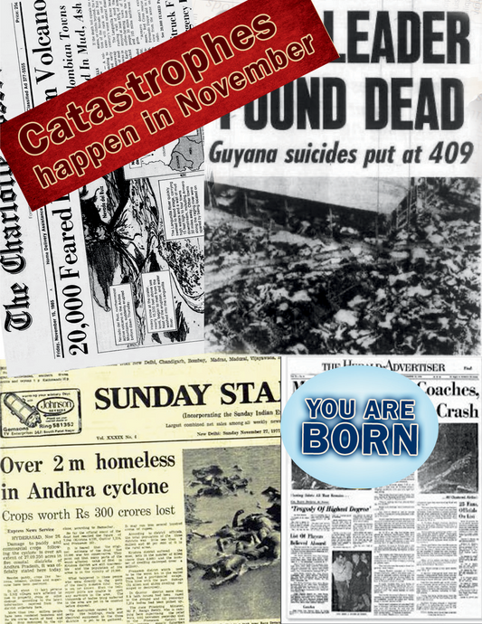 Catastrophes happen in November