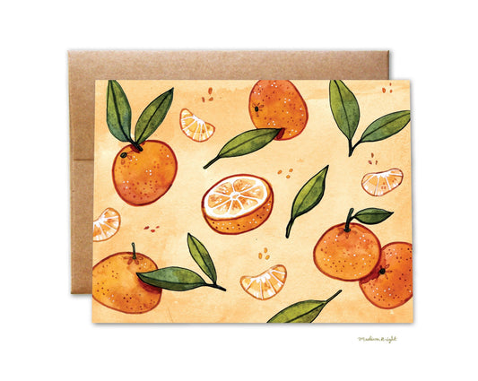 Tangerines Card