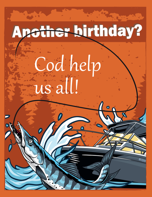 Cod Help Us All Greeting Card