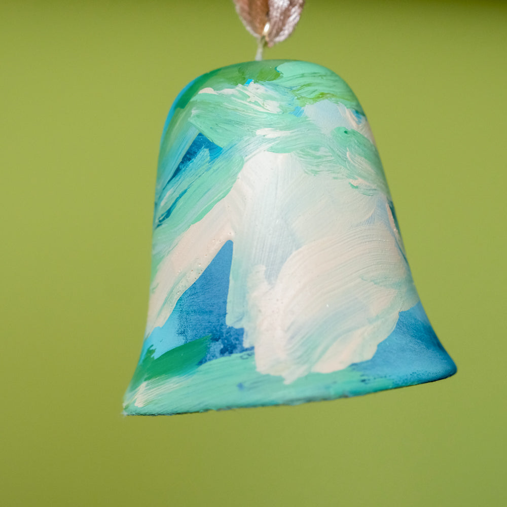 Original Hand-Painted Bell Ornament 1