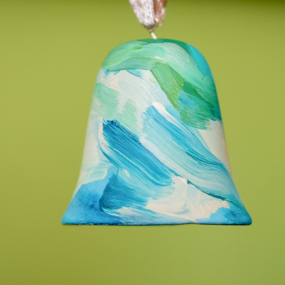 Original Hand-Painted Bell Ornament 1