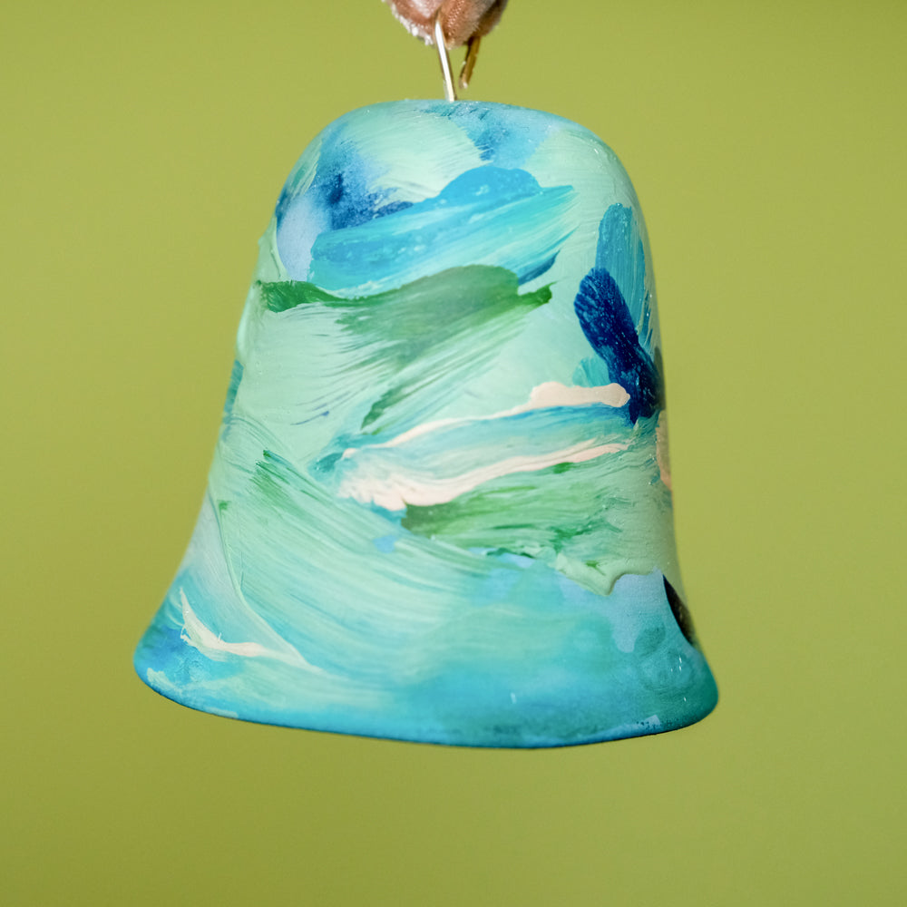 Original Hand-Painted Bell Ornament 12