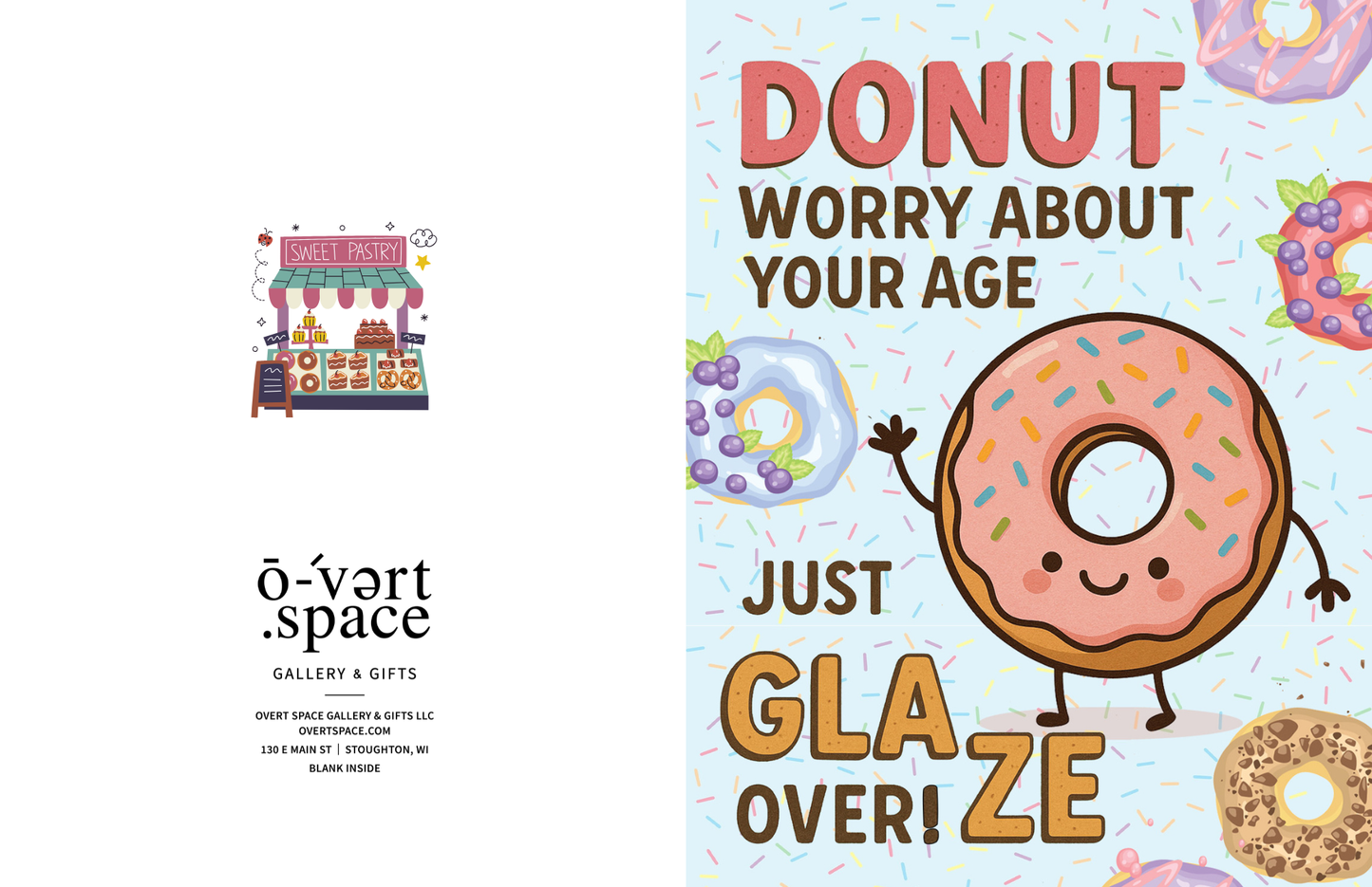 Donut Worry About Your Age Greeting Card