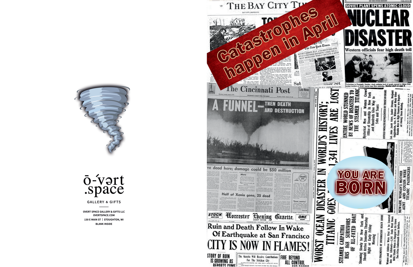 Catastrophes happen in April