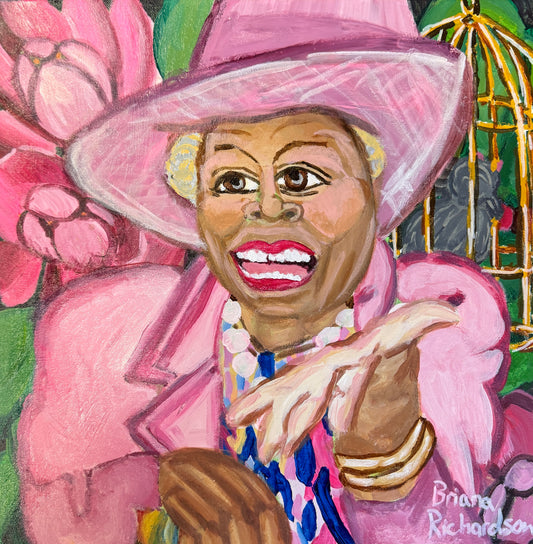 Portrait Of A Poet by Briana Richardson/ Briana’s Bright  Meditation