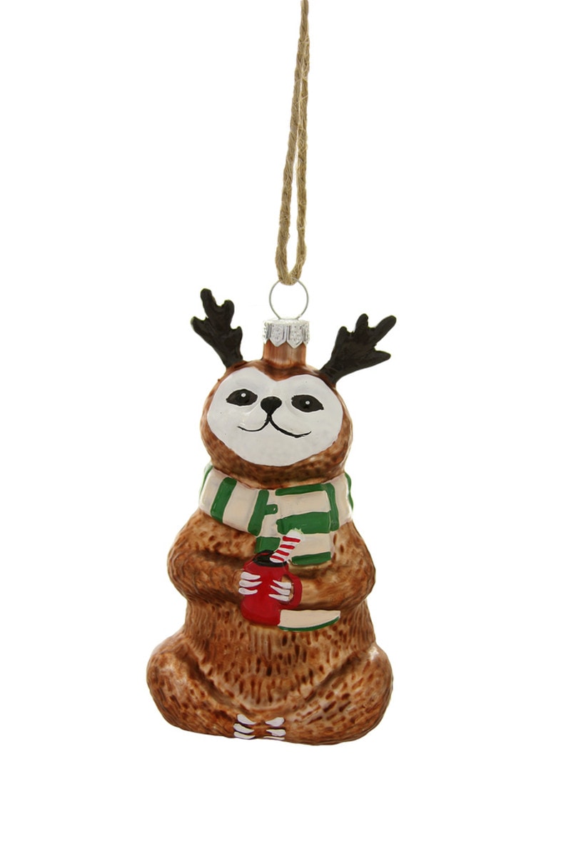 Festive Sloth Ornament