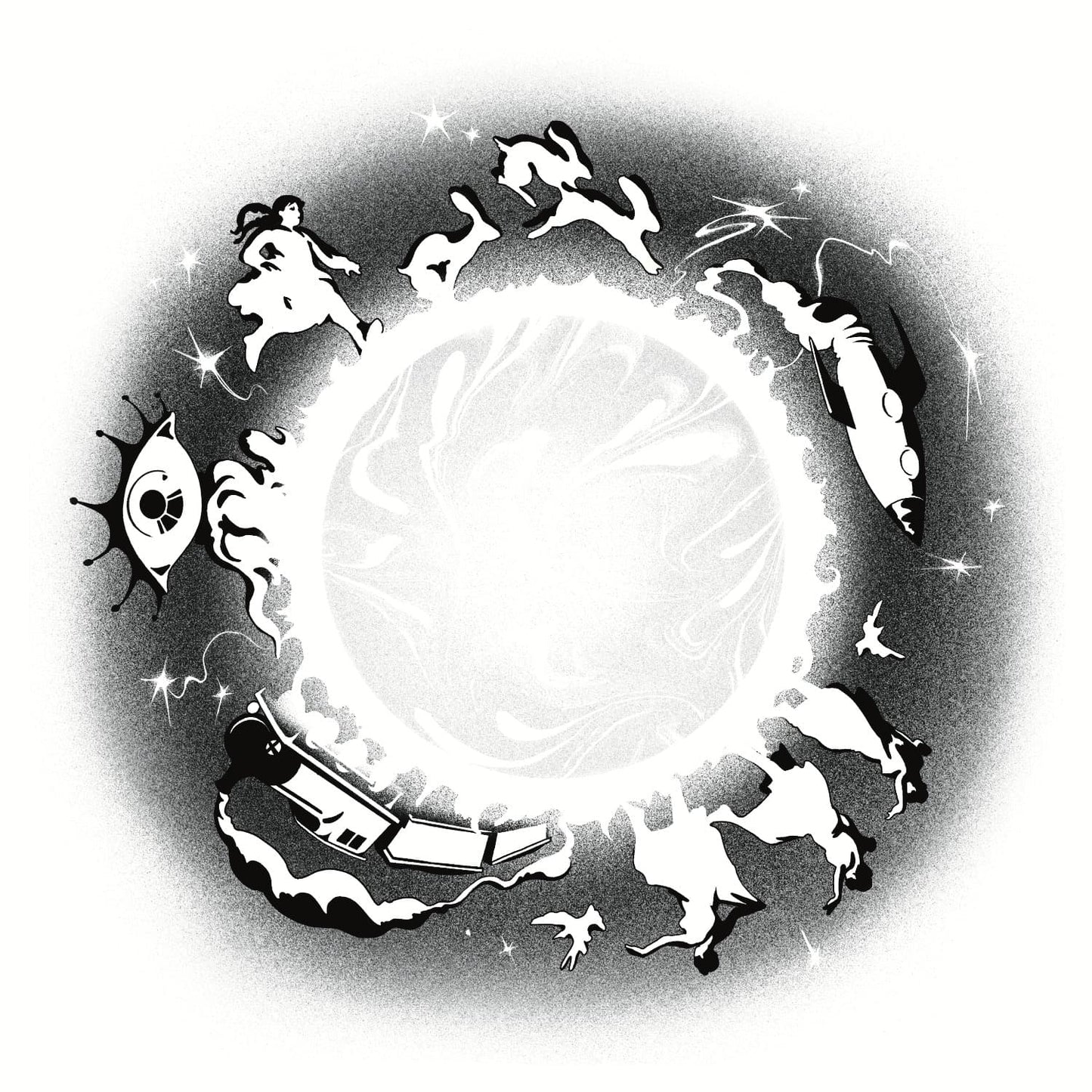 A New Year, 12"x12" Digital Giclée Print by Julianne Griepp