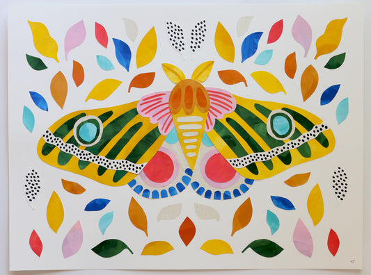 Rainbow Moth by Tessa Gibbs