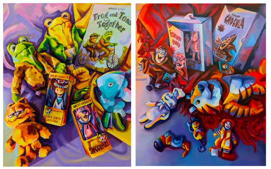 Ostalgia in Collecting, Childhood Stories and Characters by Carolyn Mae Guerin