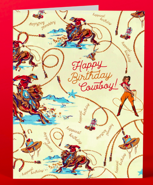 Cowboy! Birthday Card