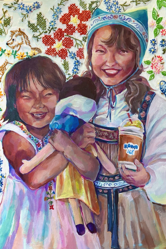 "Birds of a Feather" 12 x 18 Art Print