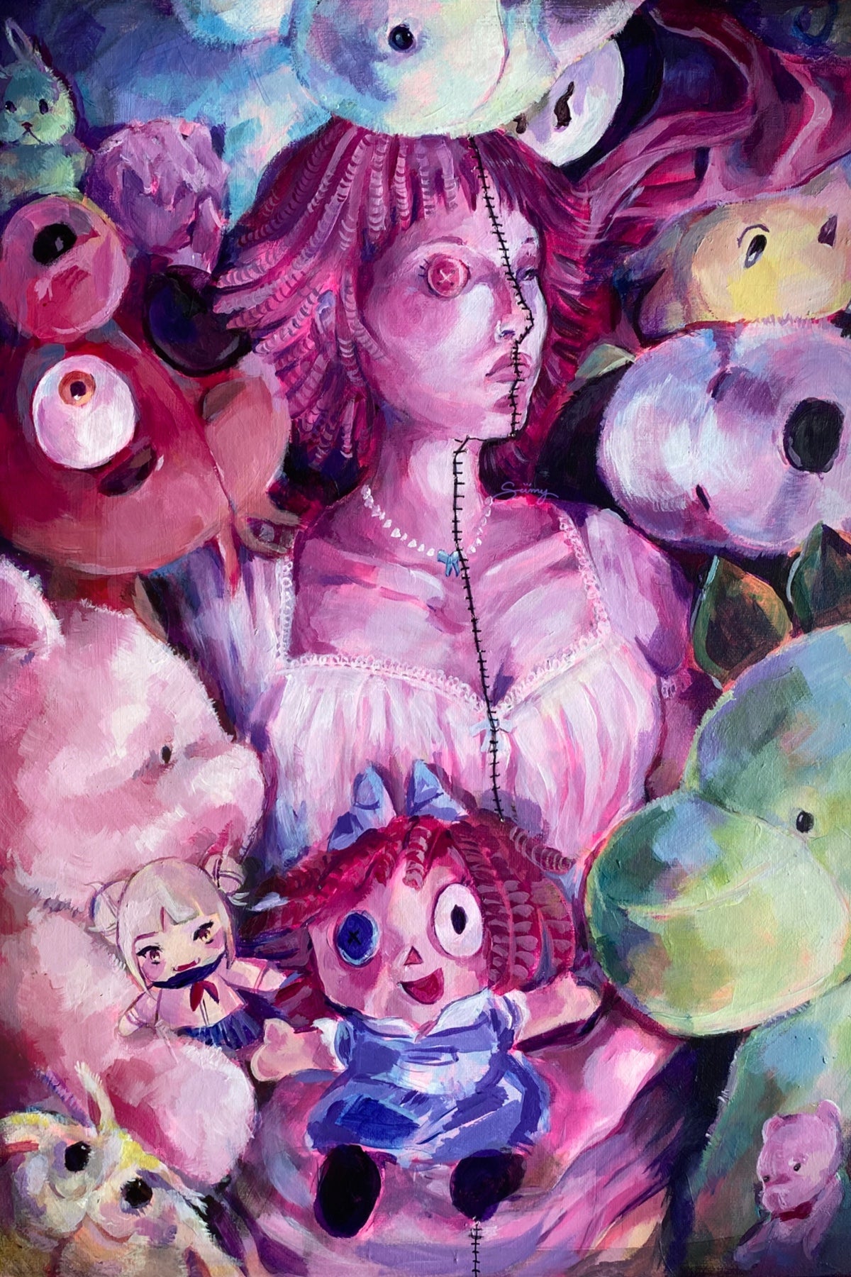 "Seven Going On Seventeen" 6 x 4 Art Print
