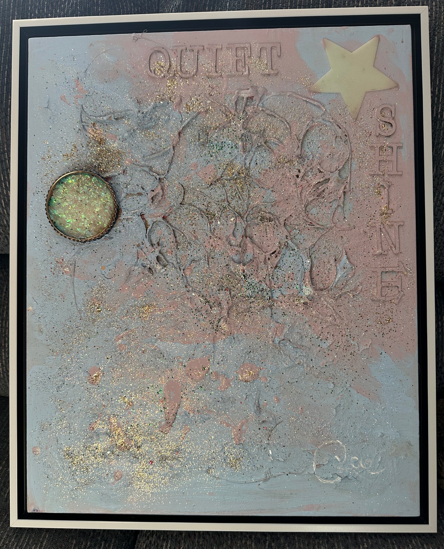 Quiet Shine, 16"x20" Mixed Medium by Rae Hoehn