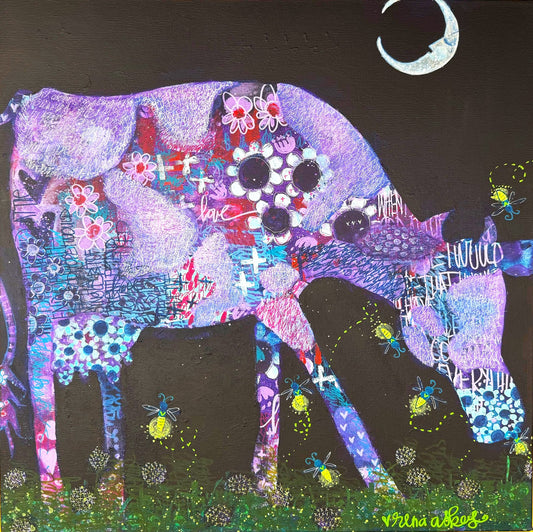 Night Time Bovine by Rena Veerkamp-Askey
