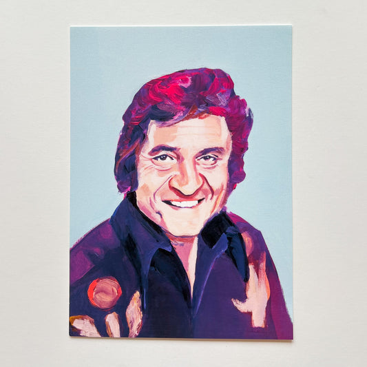 Johnny Cash x Barbie Art Card