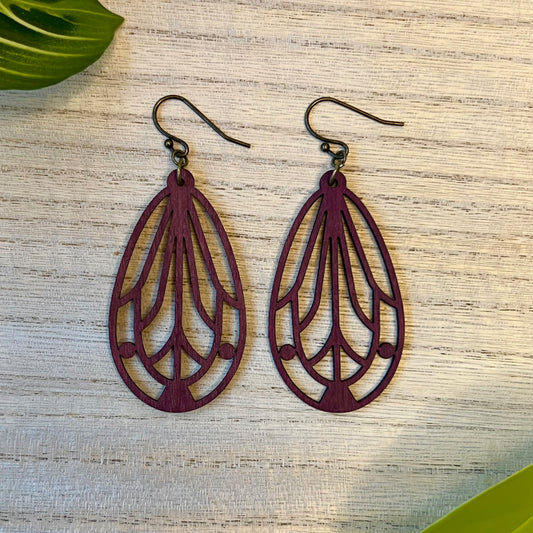 Wing Earrings by Blue Lobster Design Co.