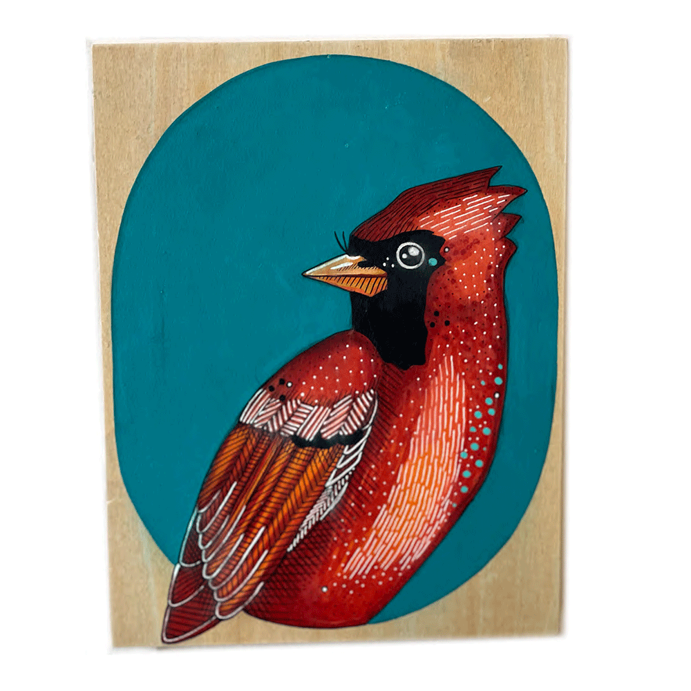 Cardinal Bird by Steph Davies