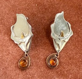 Calla Lily Earrings by A.H. Szabo Designs