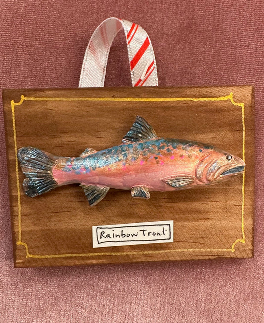 Rainbow Trout Holiday Ornament by Pillbug Designs