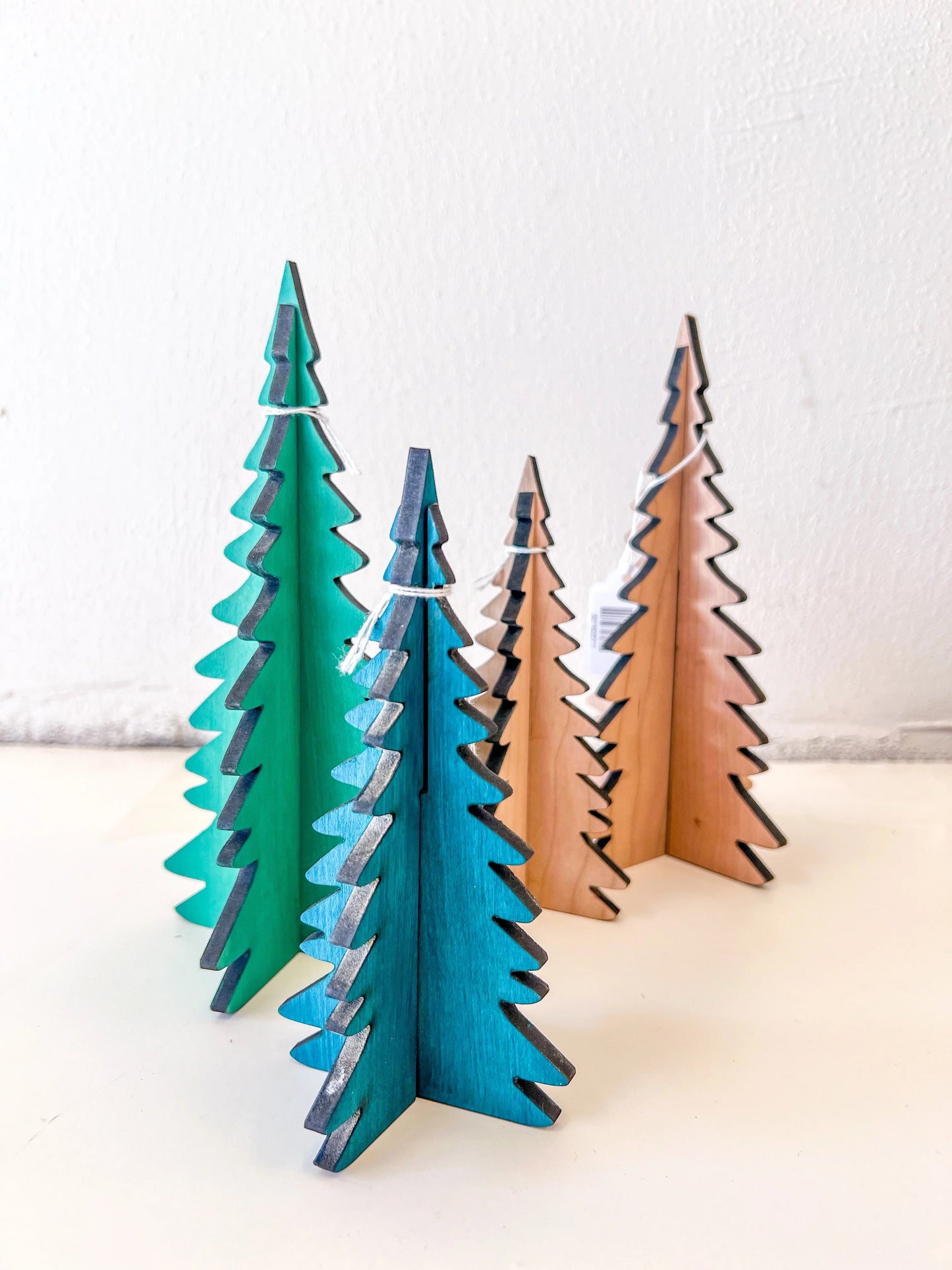 Wood Winter Trees by Blue Lobster Design Co.