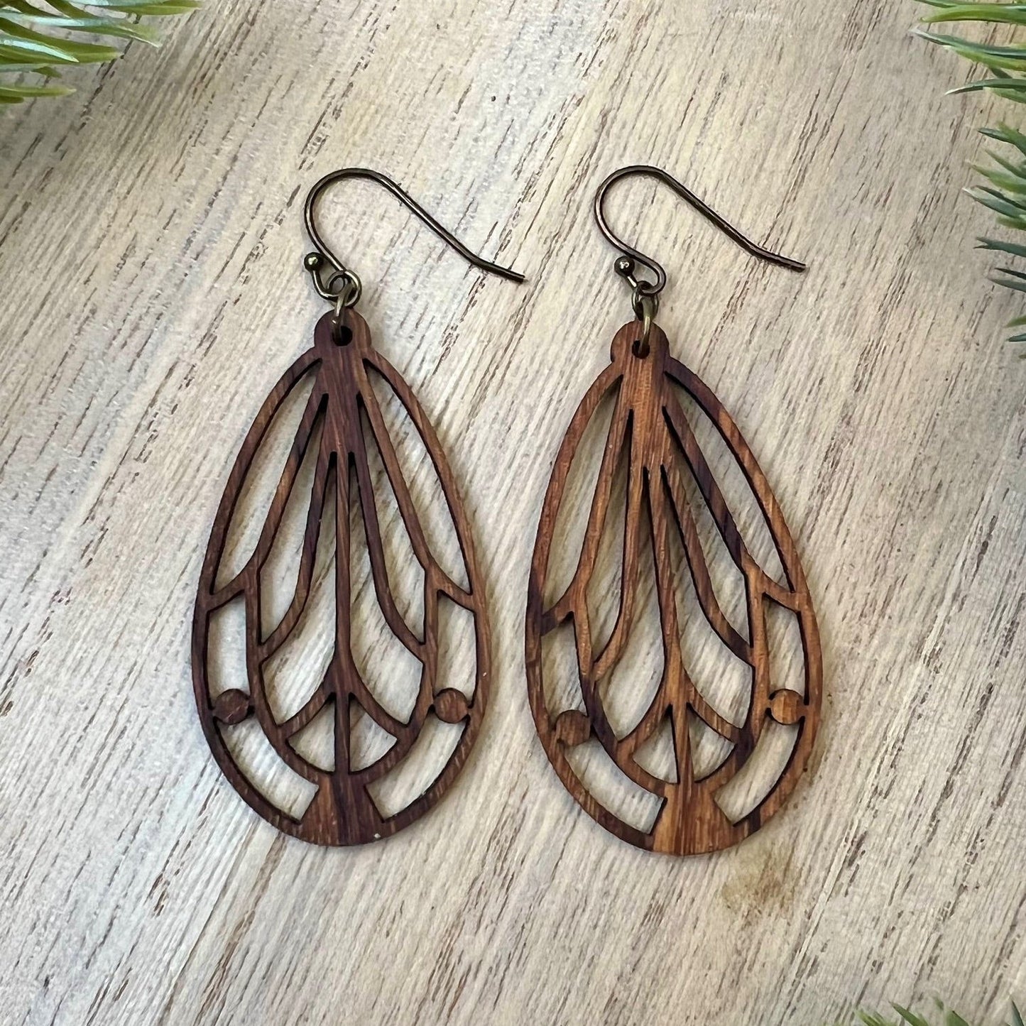 Wing Earrings by Blue Lobster Design Co.