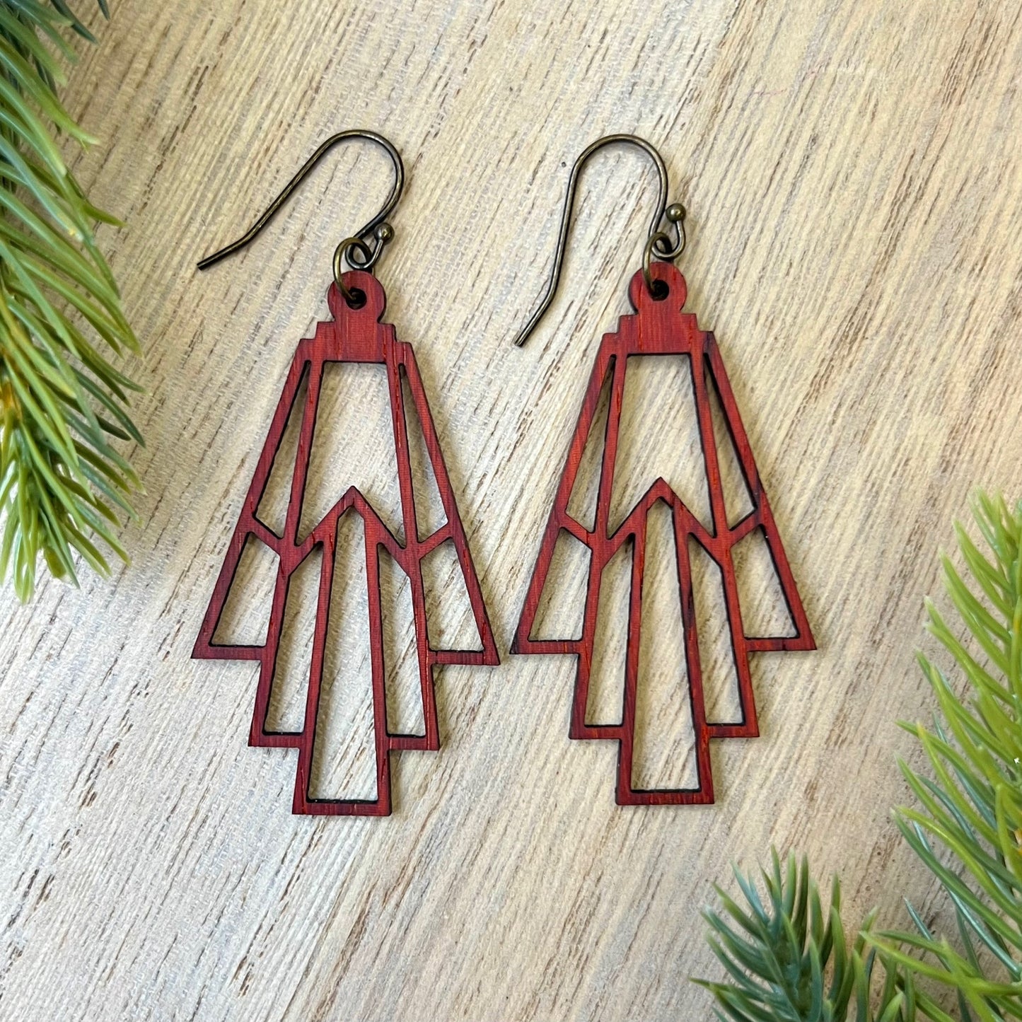 Deco Earrings by Blue Lobster Design Co.