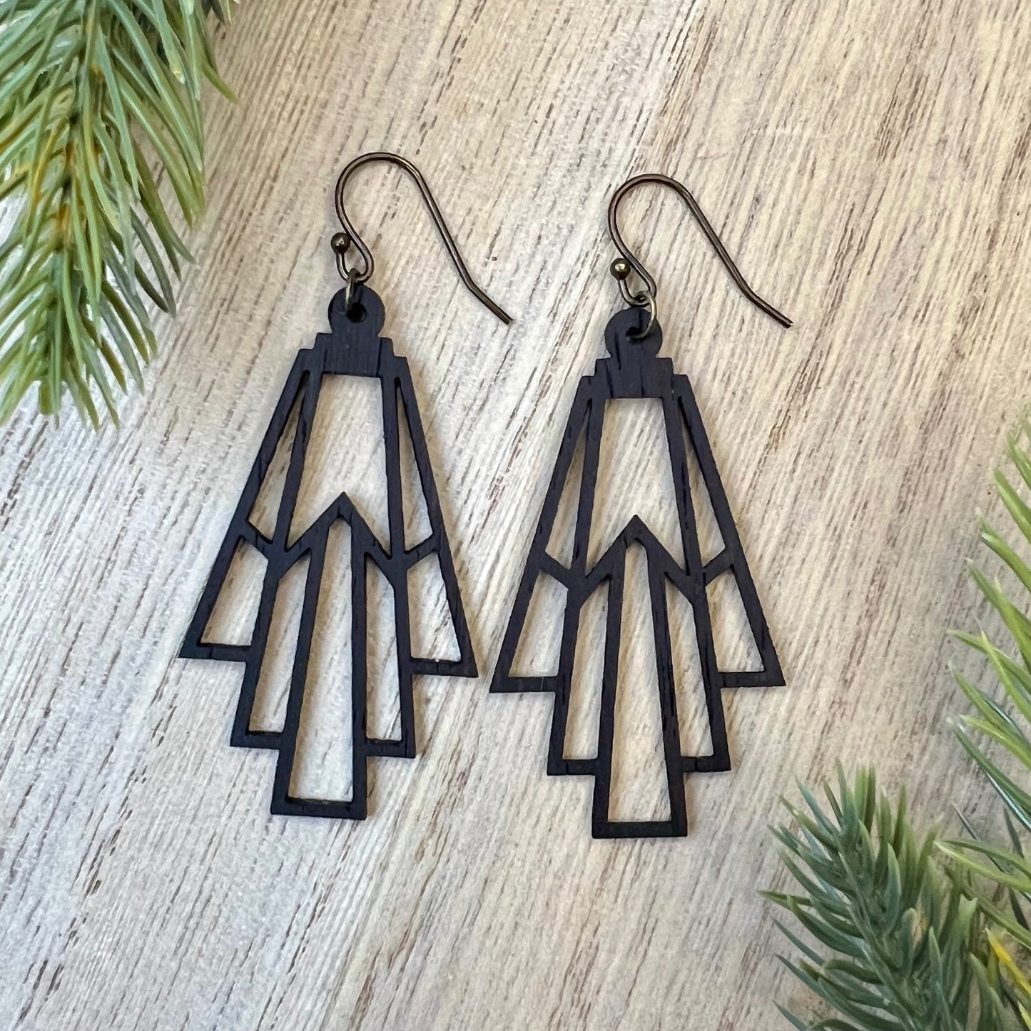 Deco Earrings by Blue Lobster Design Co.