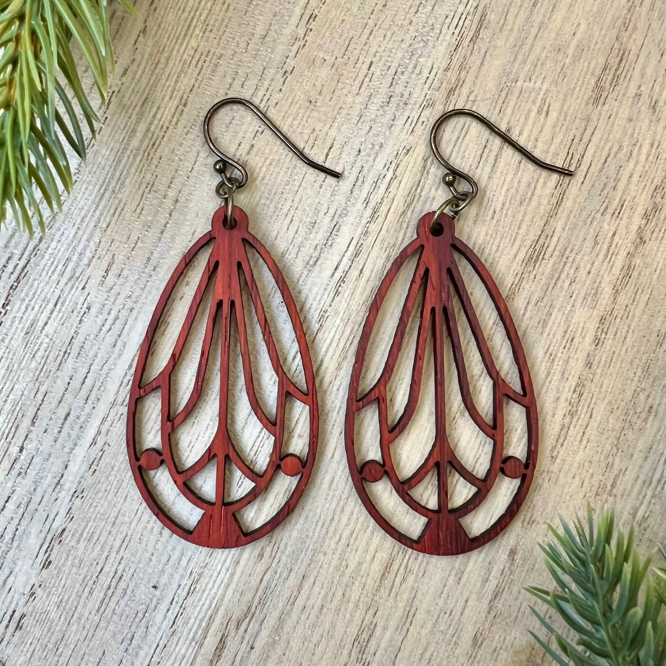 Wing Earrings by Blue Lobster Design Co.