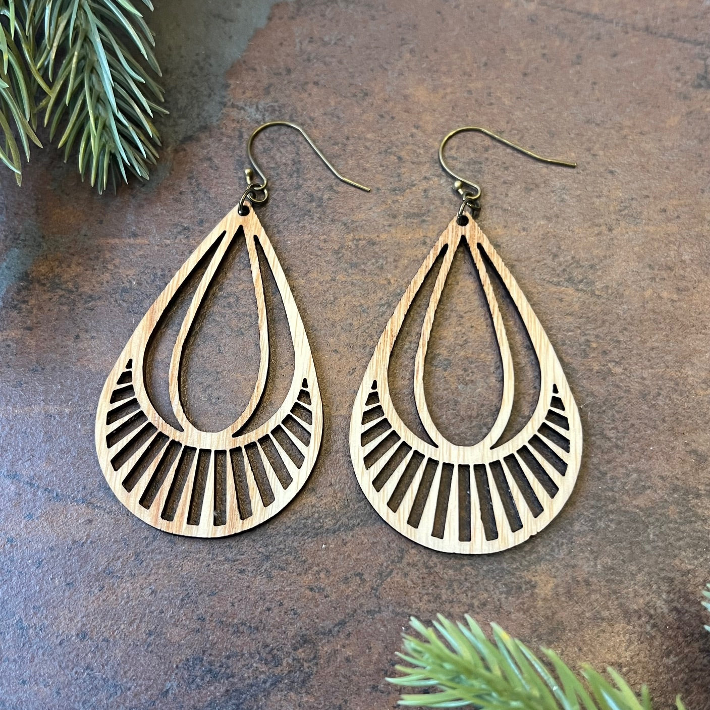 Cheshire Earrings by Blue Lobster Design Co.