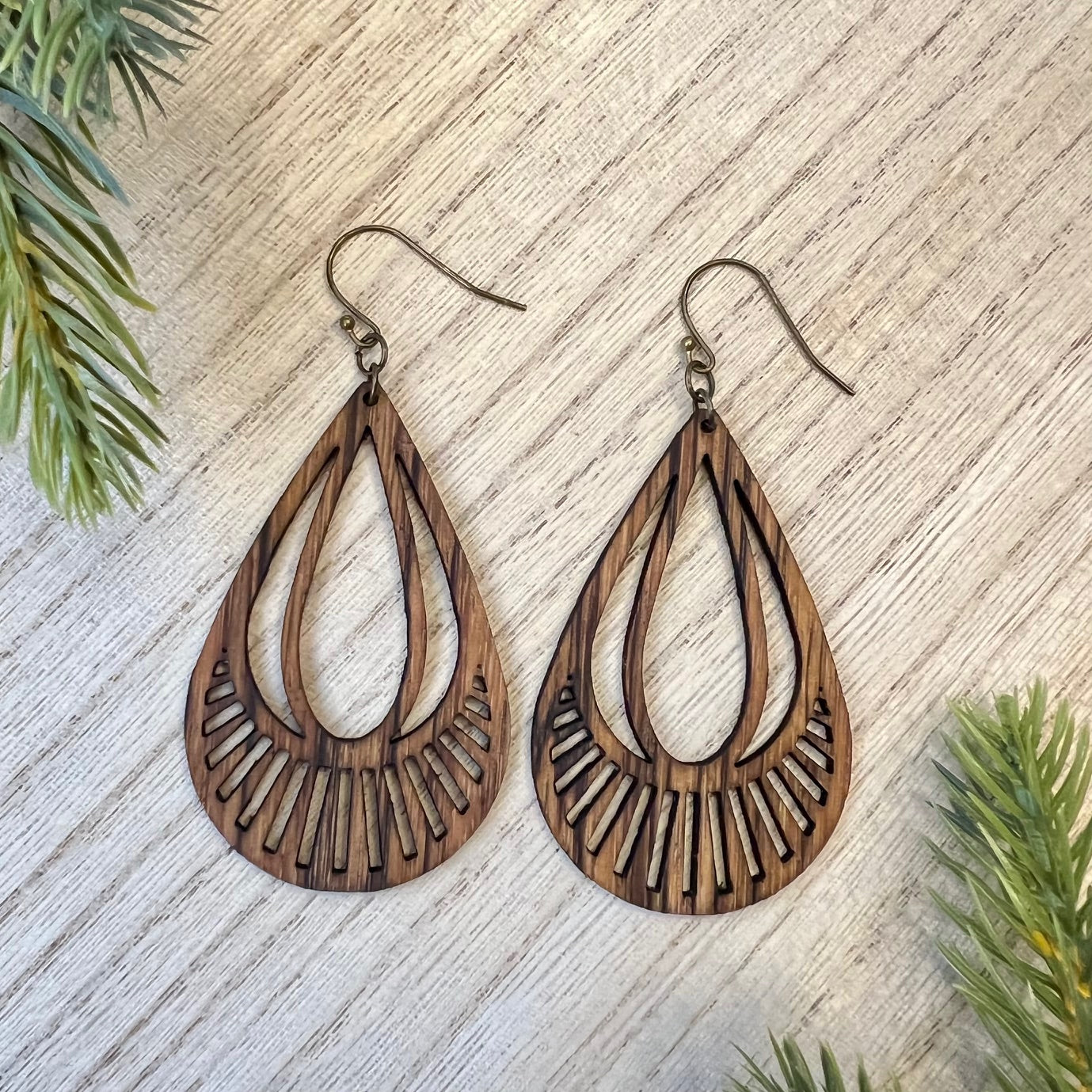 Cheshire Earrings by Blue Lobster Design Co.