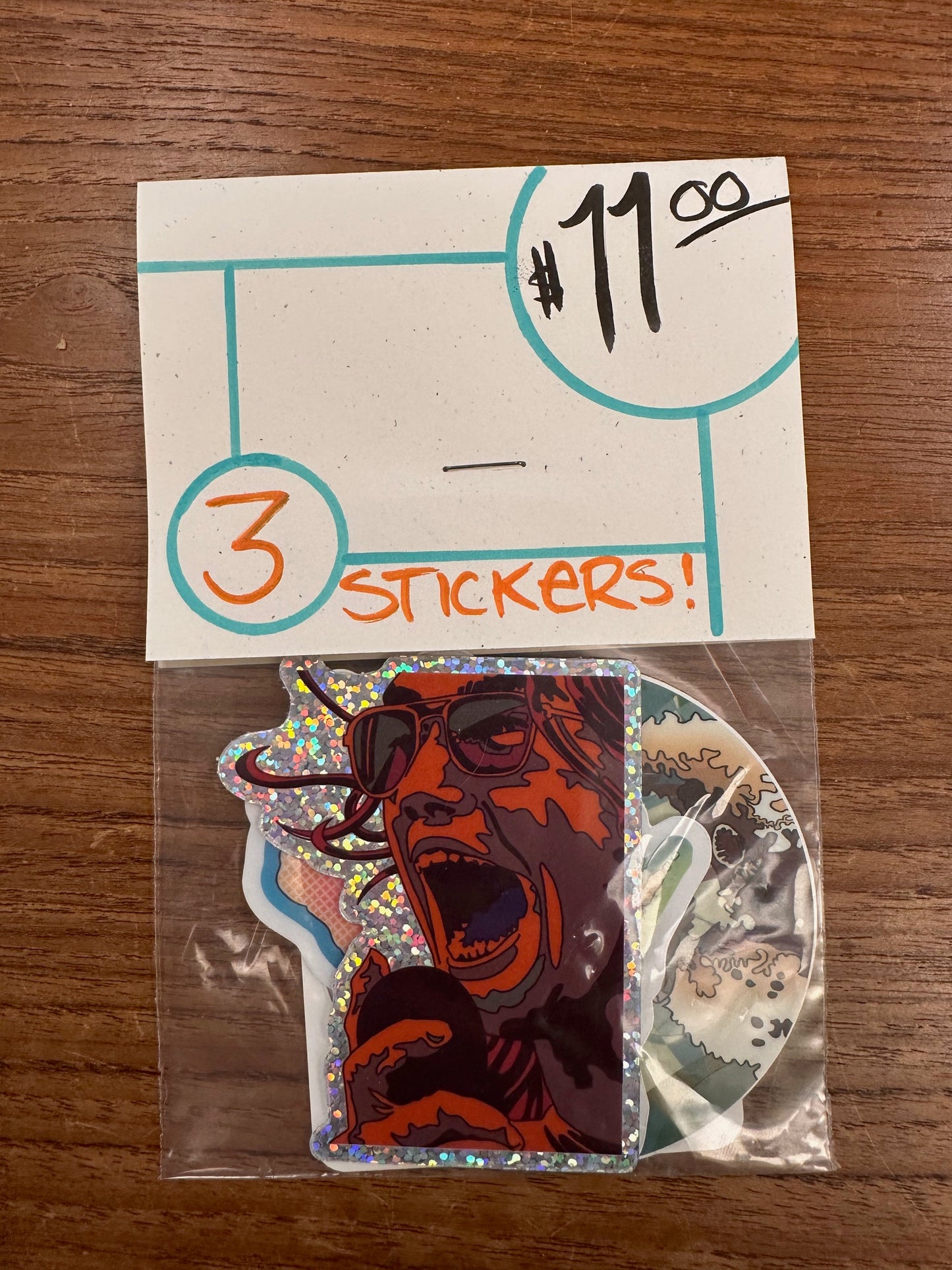 3 Sticker Pack by Ben Floeter