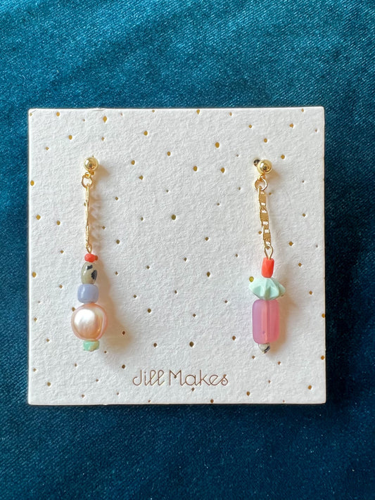 Dangle Mismatch Earrings Style 9 & 10