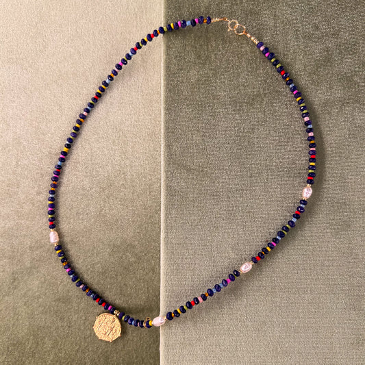 Beaded Pendant Necklace by Cire Alexandria
