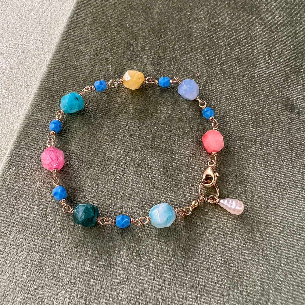 Rainbow Beaded Bracelet by Cire Alexandria