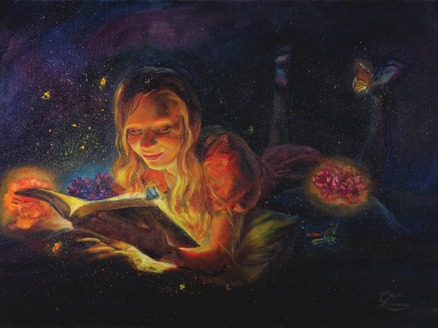 The Path Within the Pages (Psalm 119:105) by Chloe Lacefield