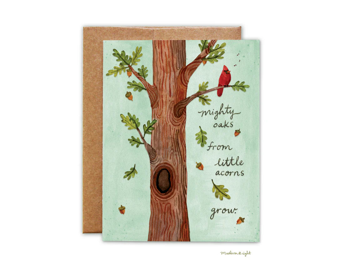 Mighty Oak Greeting Card