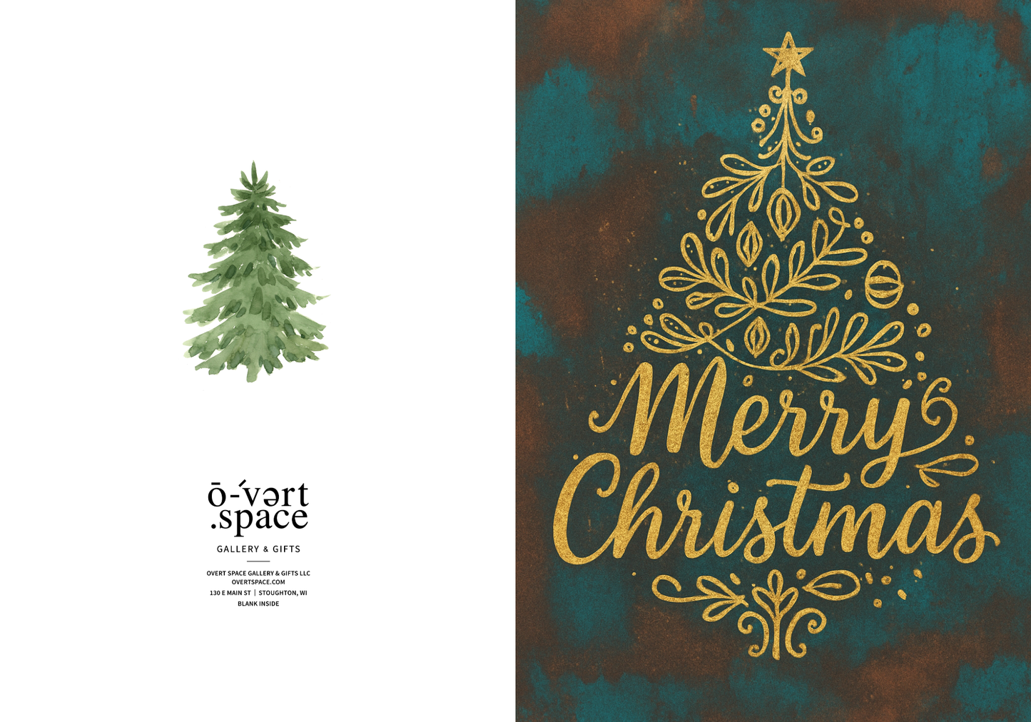 Merry Christmas #1 5x7 Greeting Card (Copy)
