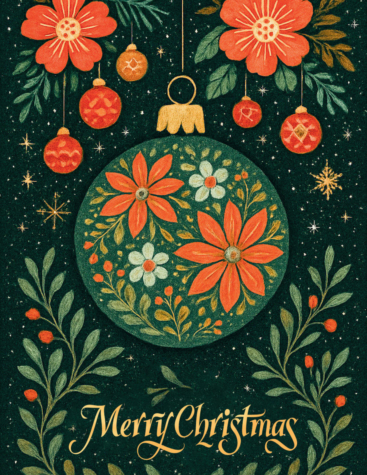 Merry Christmas #3 Greeting Card