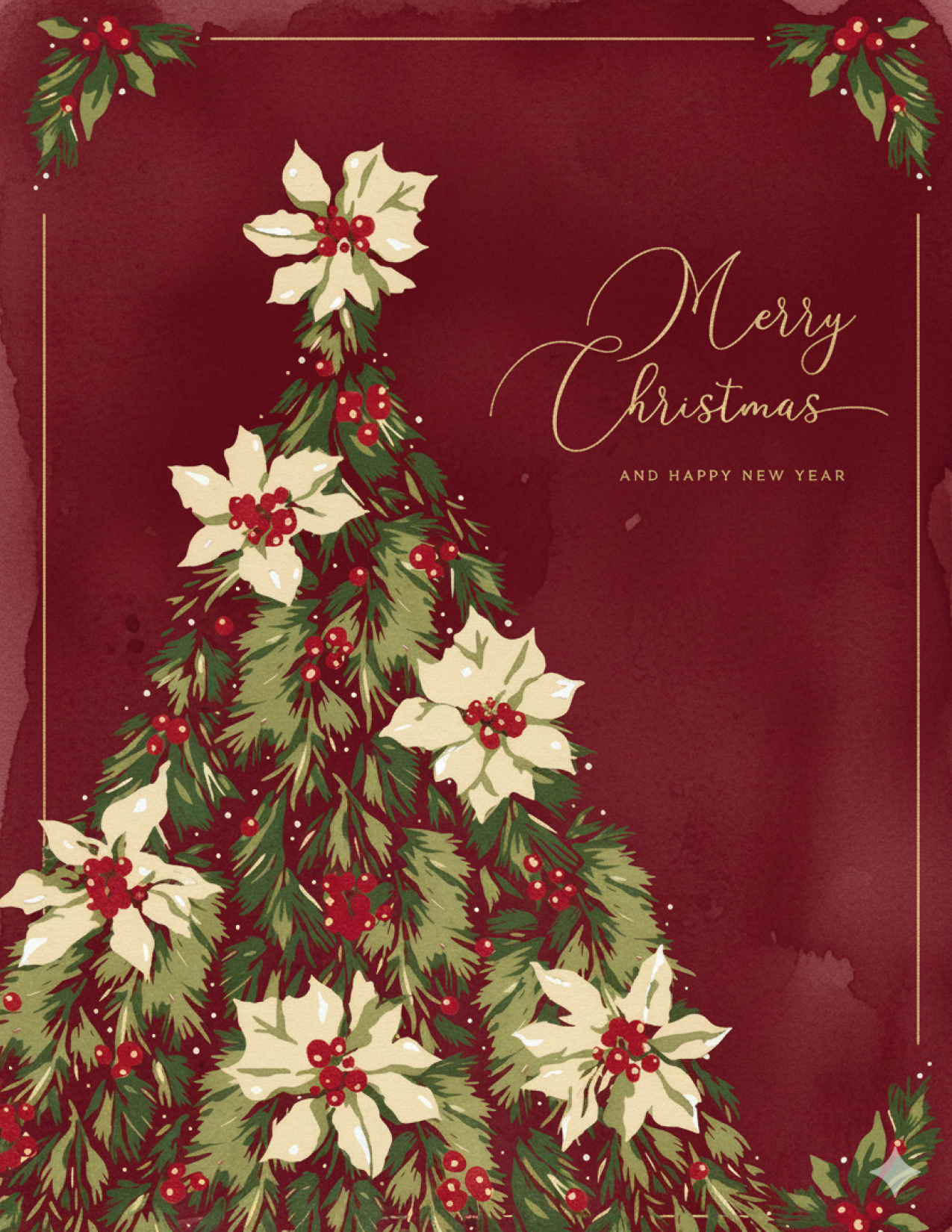 Merry Christmas #4 Greeting Card