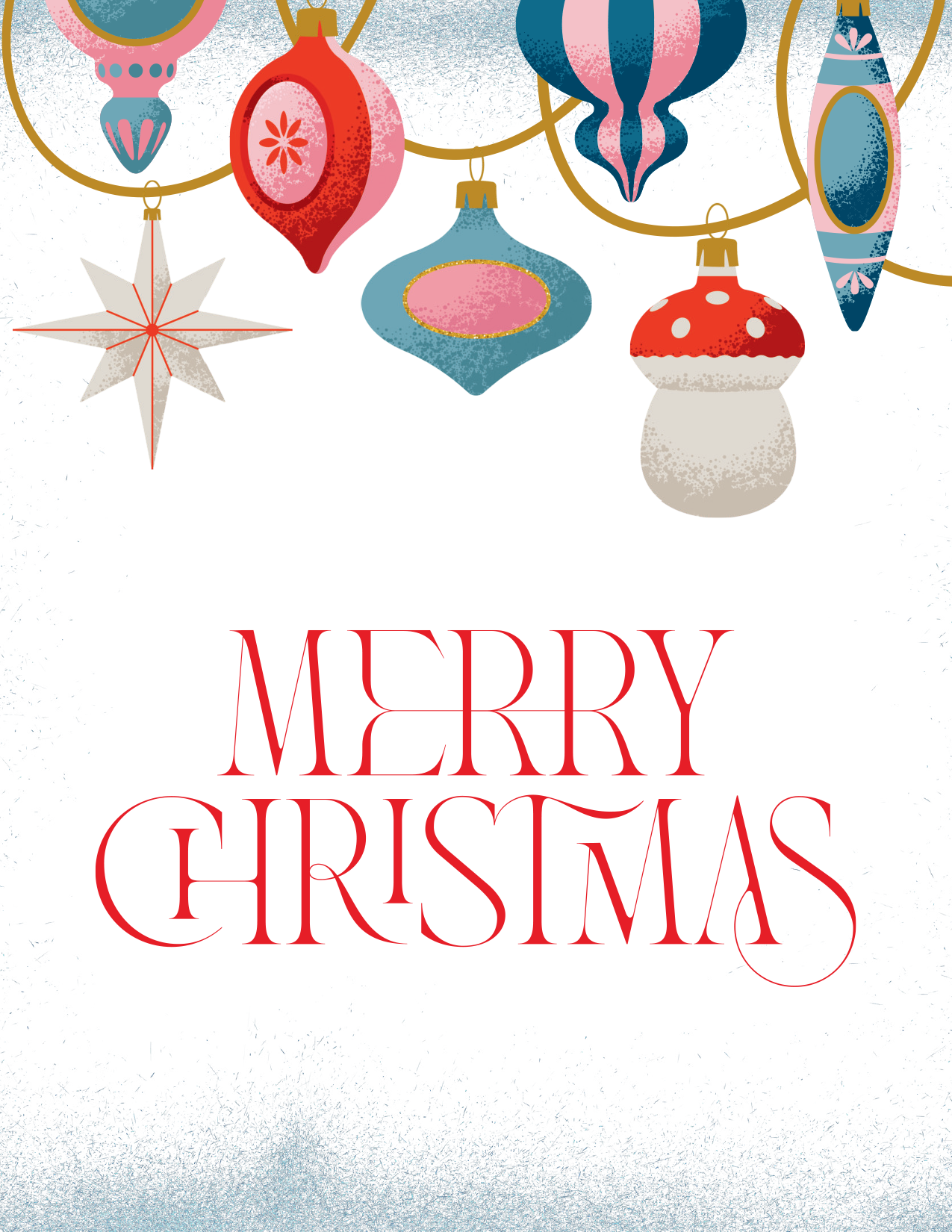 Ornaments Greeting Card
