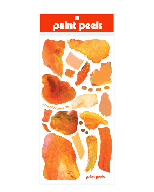 Vibrant Oranges Paint Peels