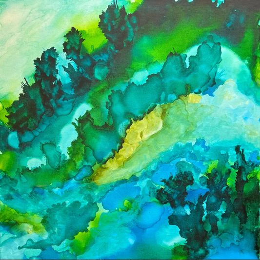 Lush Ravine by Pam Morgan