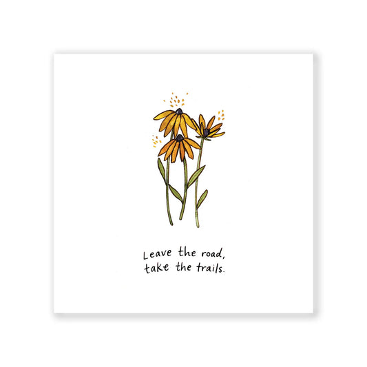 Take the Trails Art Print 6x6