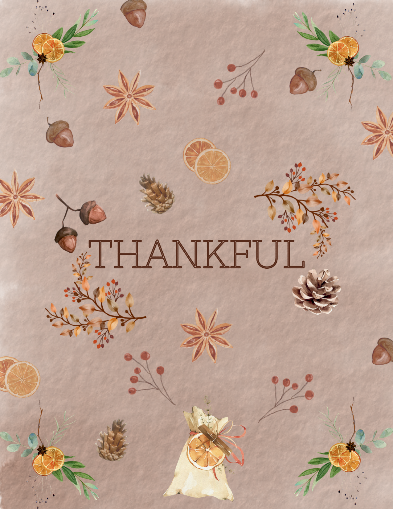 Thankful Present Greeting Card