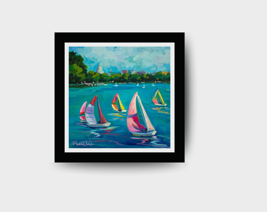 Summer Sailing on Lake Mendota