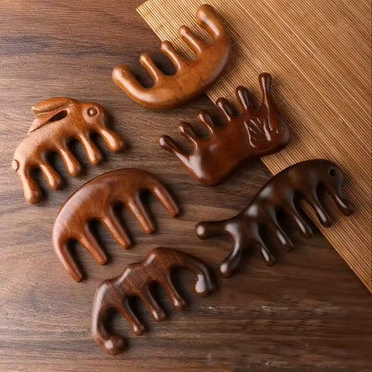 Wooden Massage Combs