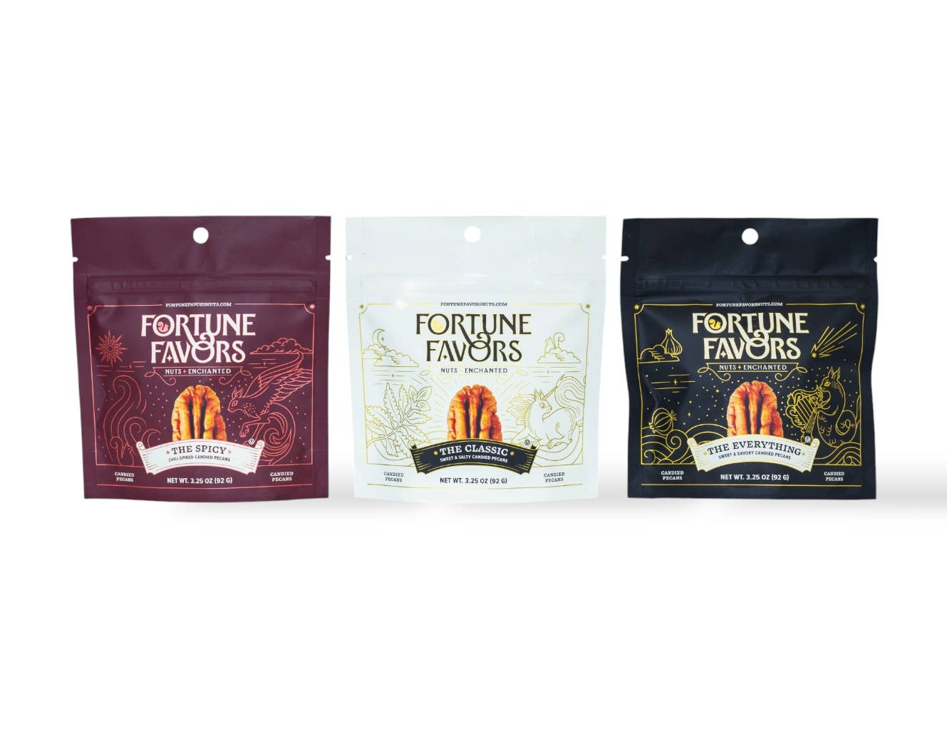 3.25oz Fortune Favors The Classic Candied Pecans