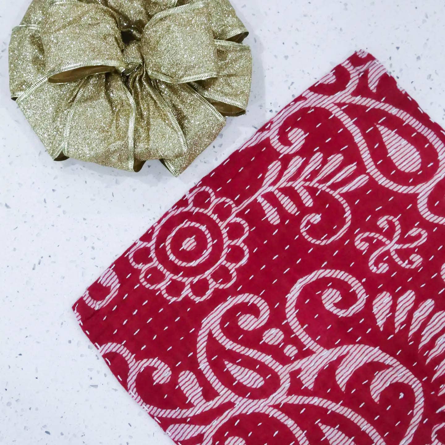 Kantha Dish Cloth | Christmas