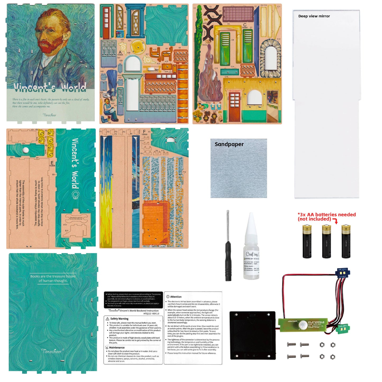 Vincent's World- DIY Book Nook Kit