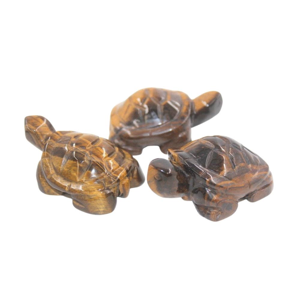 Crystal Turtle - Tiger's Eye